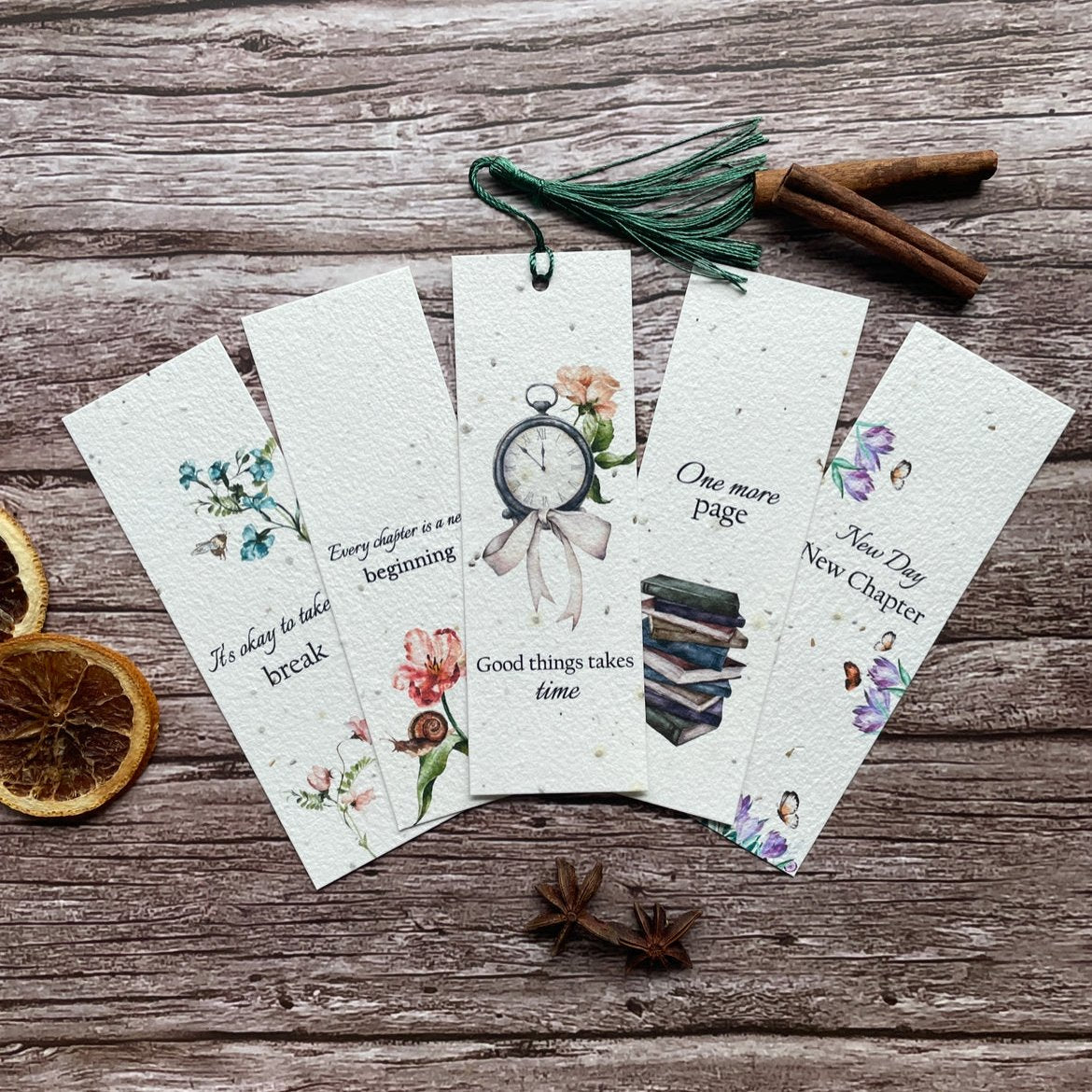wildflower seed bookmarks Plantable Seed Paper Bookmarks