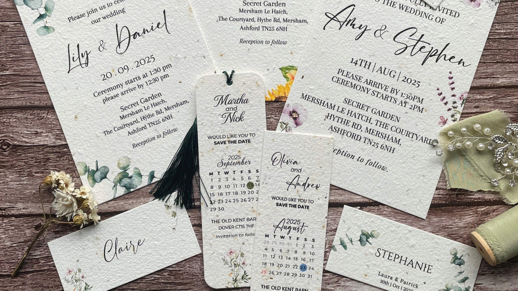 5 Reasons to Choose Plantable Seed Paper for Your Wedding Stationery