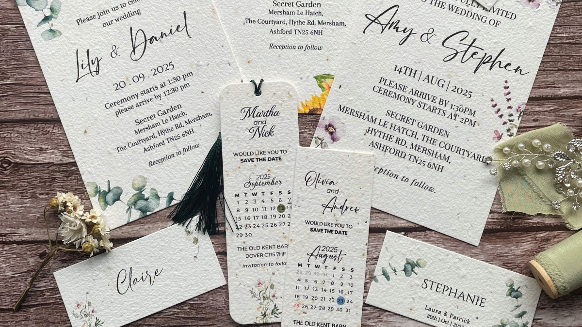 5 Reasons to Choose Plantable Seed Paper for Your Wedding Stationery