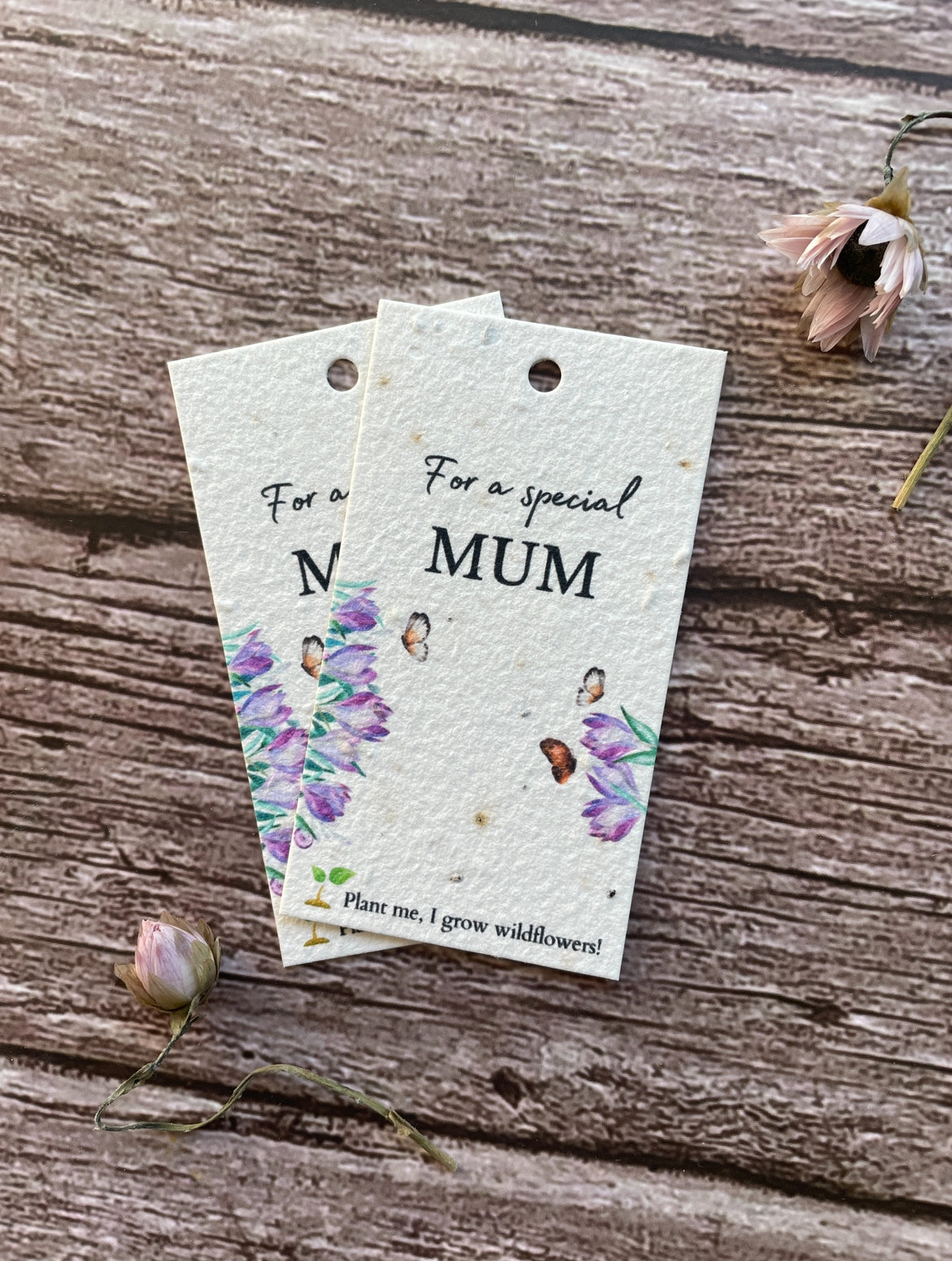 Plantable Mother's Day Gift Tags - Crocus