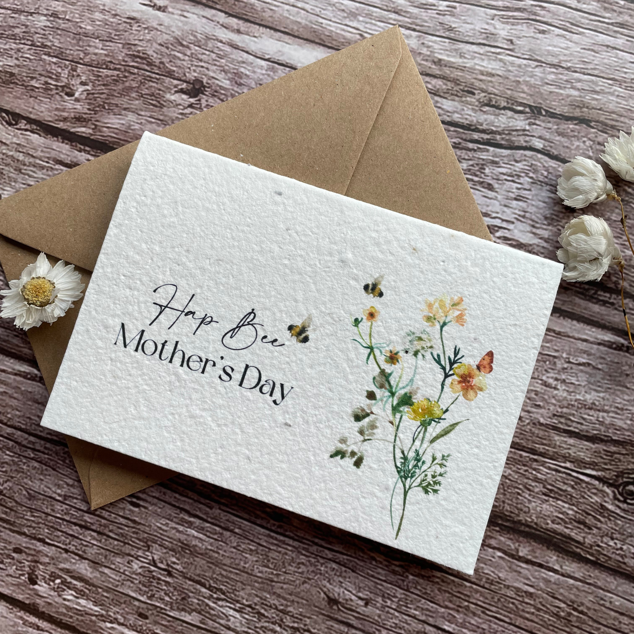 angled view personalised plantable mother&