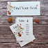 Set of plantable table seating plan with &