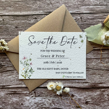 wedding font options for save the date cards, invites, menus, seating plans, alakartcreations