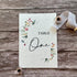 plantable seed paper wedding table number or name cards with wildflower meadow theme, eco-friendly wedding stationery, alakartcreations