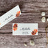 plantable wedding place cards with autumn maple leaves design, eco-friendly seed paper, alakartcreations