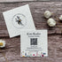 square plantable seed paper business cards with qr code, alakartcreations