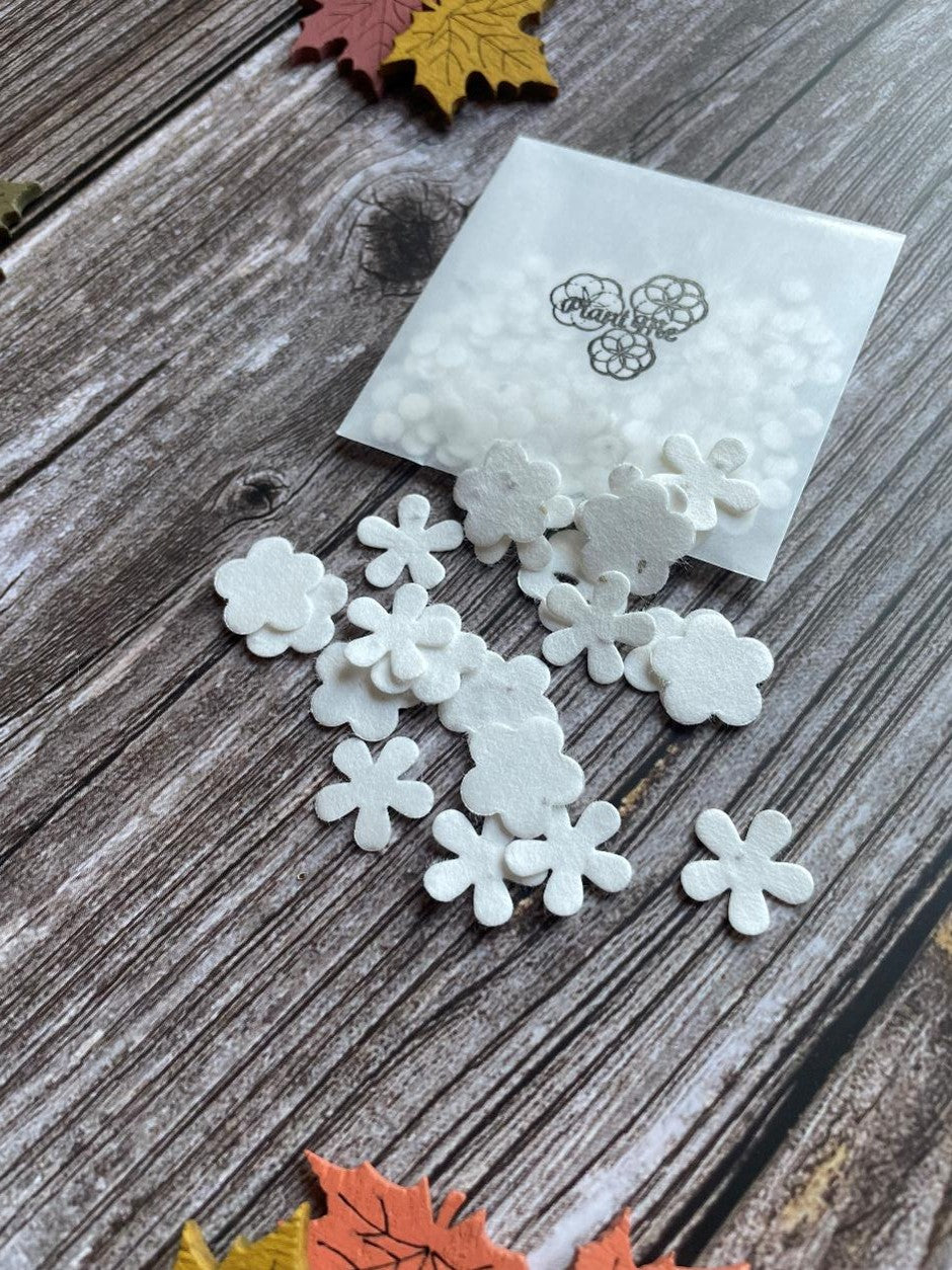 100% Eco-Friendly Seeded Paper Confetti