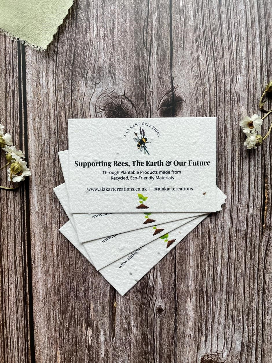 Seed Paper Handmade for Wedding Invitations - Wildflower Seeded