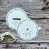 forget me not design plantable candle dust covers alakartcreations