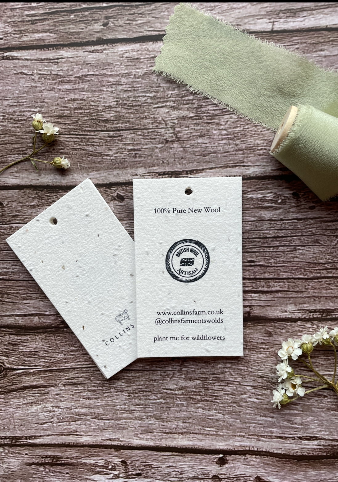Recyclable Plantable Custom Brand Tags