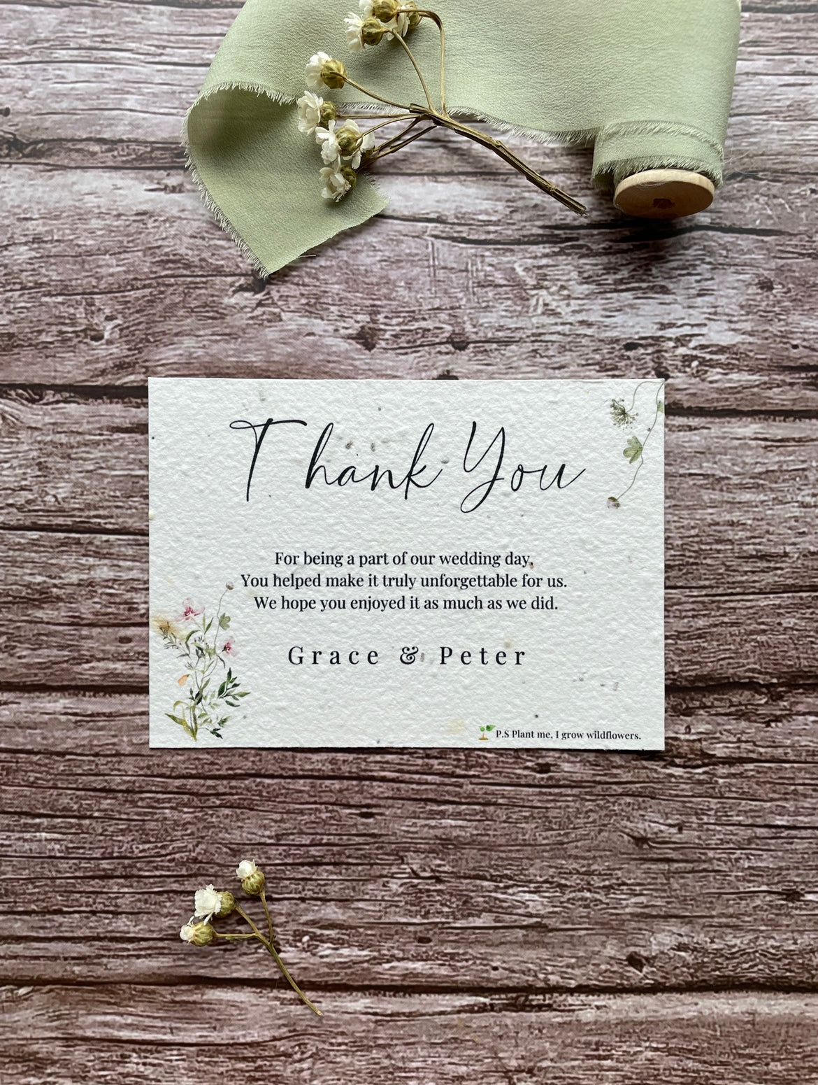 Spring Green - Thank You Cards