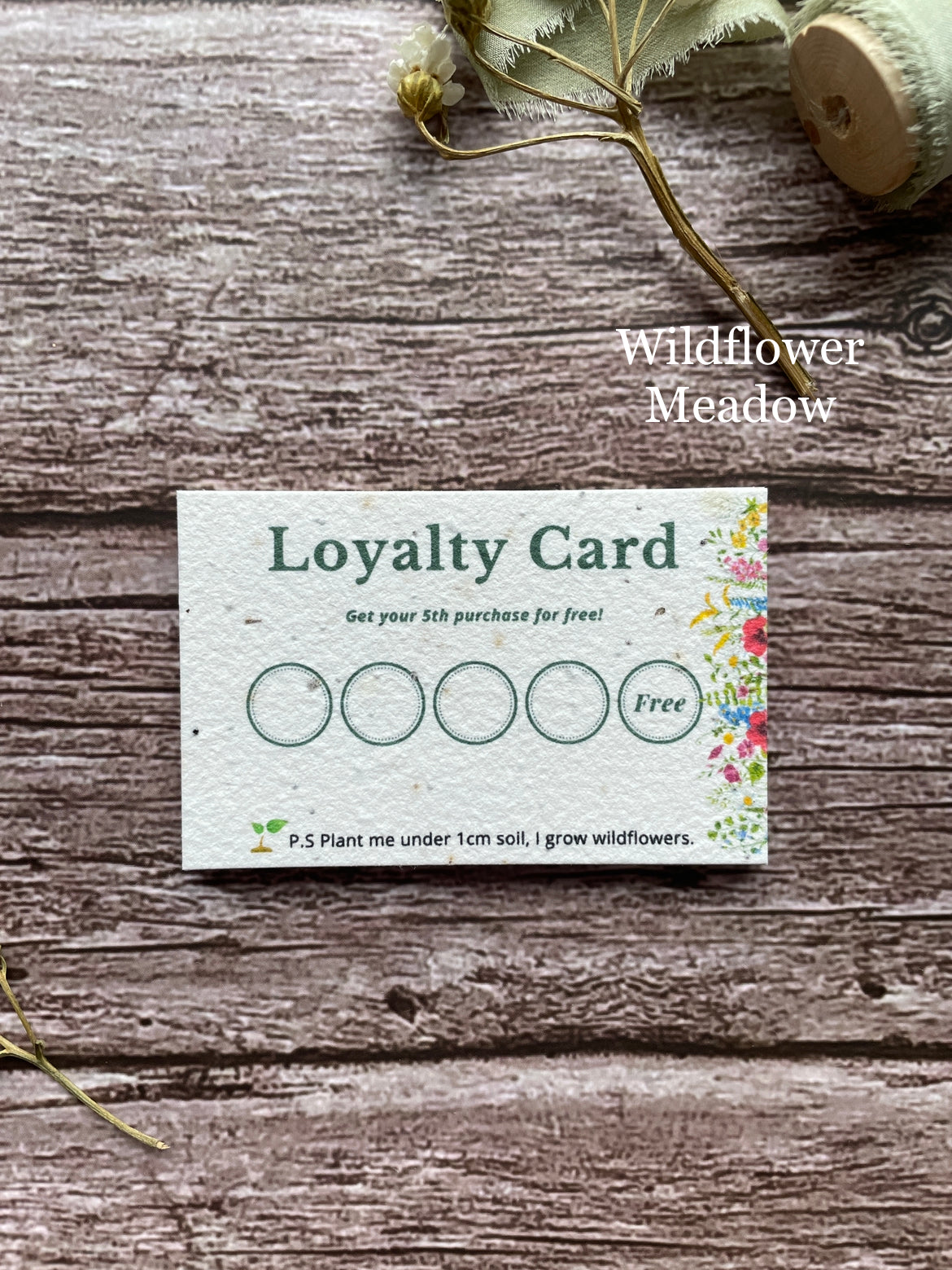 Plantable Wildflower Seeded Gift Cards