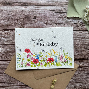 Seeded Paper Plantable Birthday Card