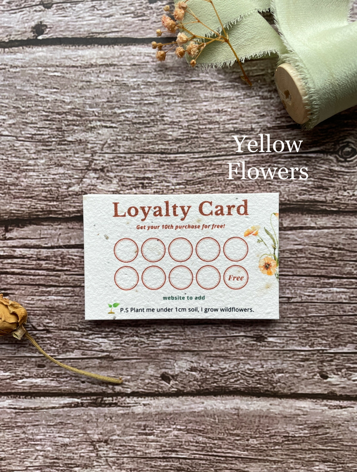 100% Eco-Friendly Loyalty Card
