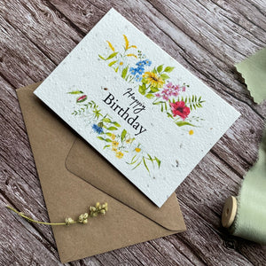 Plantable Wildflowers Seed Card