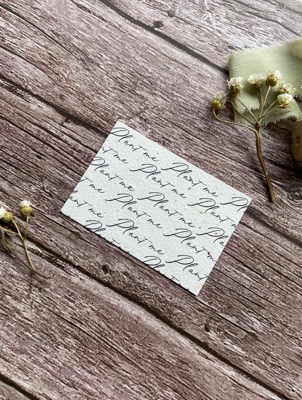 100% Eco-Friendly Plantable Thank You Cards