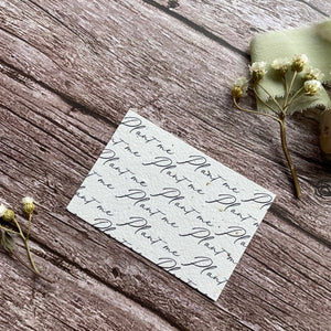 100% Eco-Friendly Plantable Thank You Cards