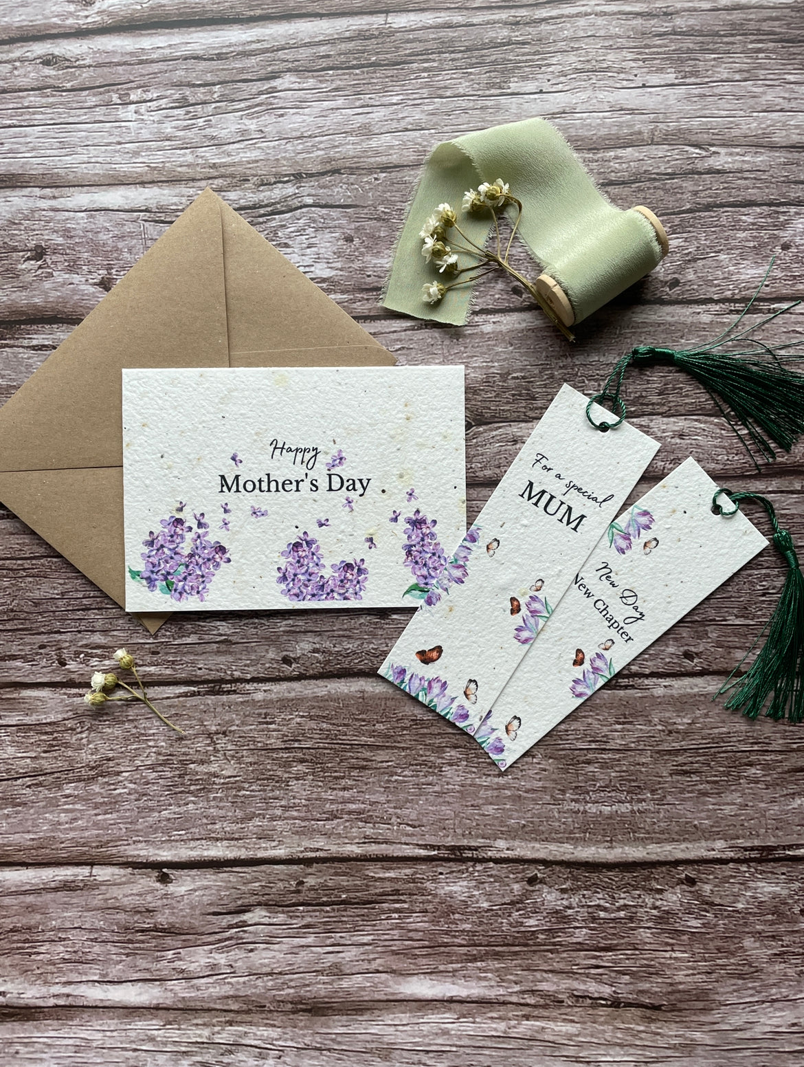 Mother's Day Gift Bundle with Bookmark Crocus