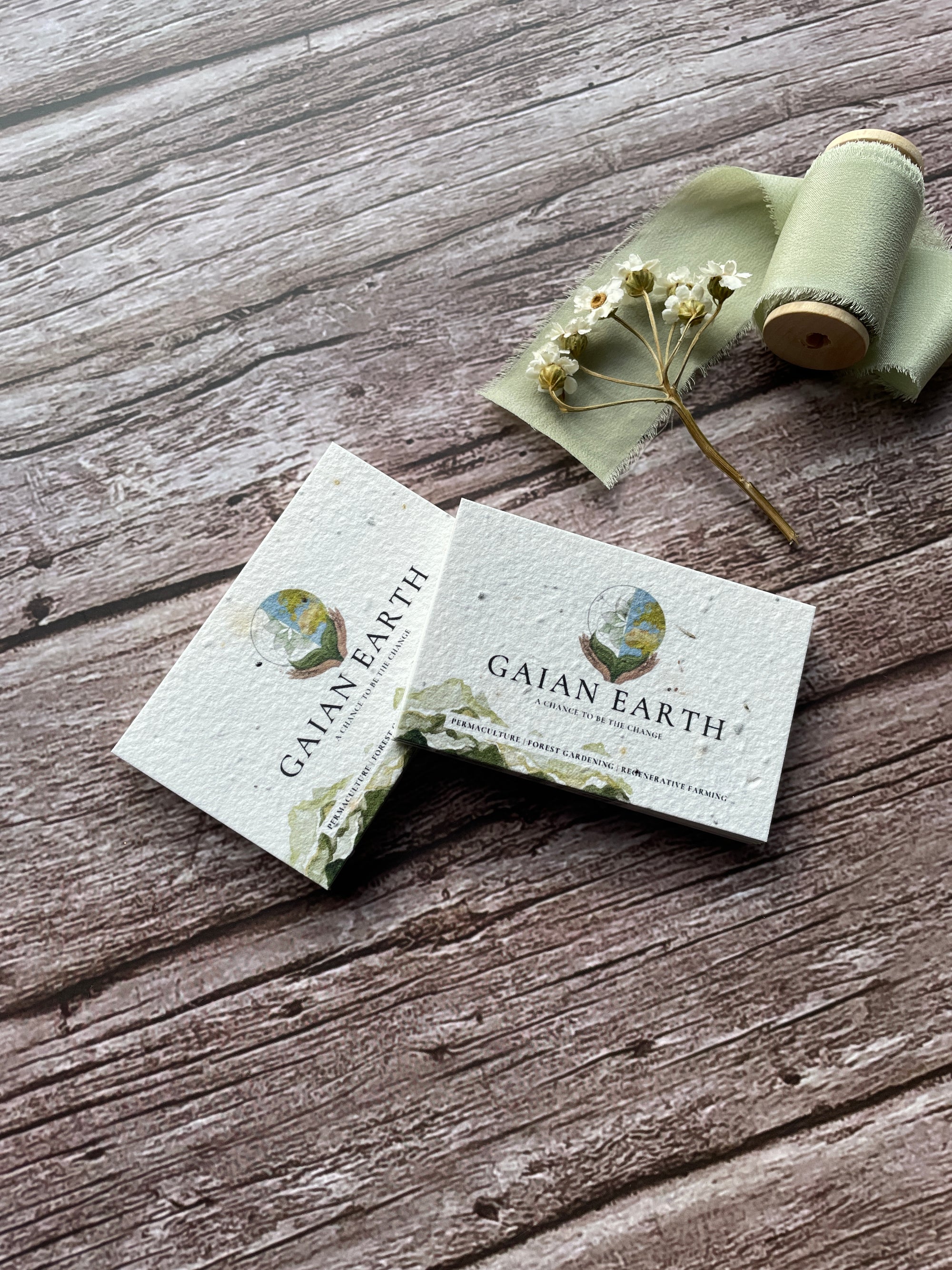 Recyclable Plantable Custom Business Cards