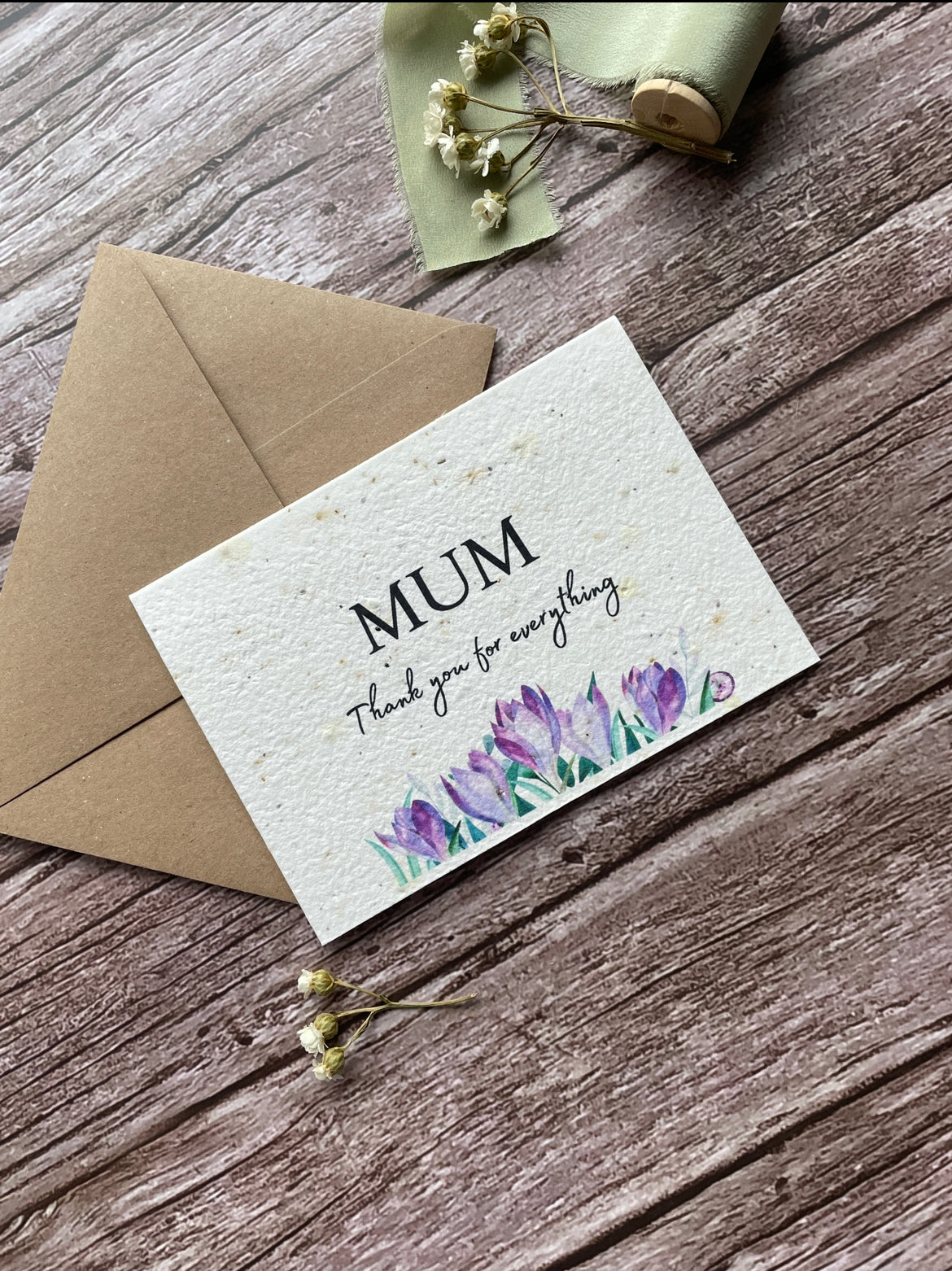 Mother's Day Seed Card - Crocus