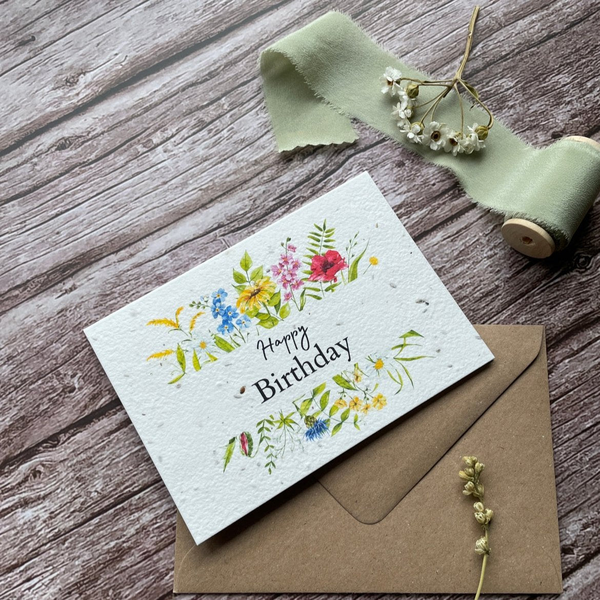 100% Eco-Friendly Birthday Card