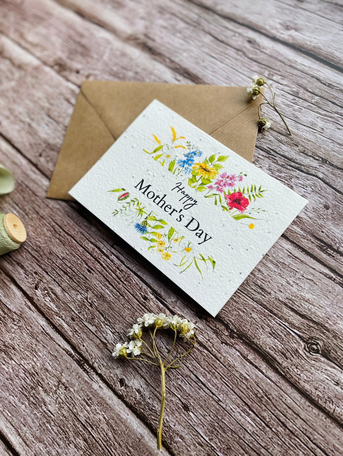 Seed Paper Plantable Mother's Day Card
