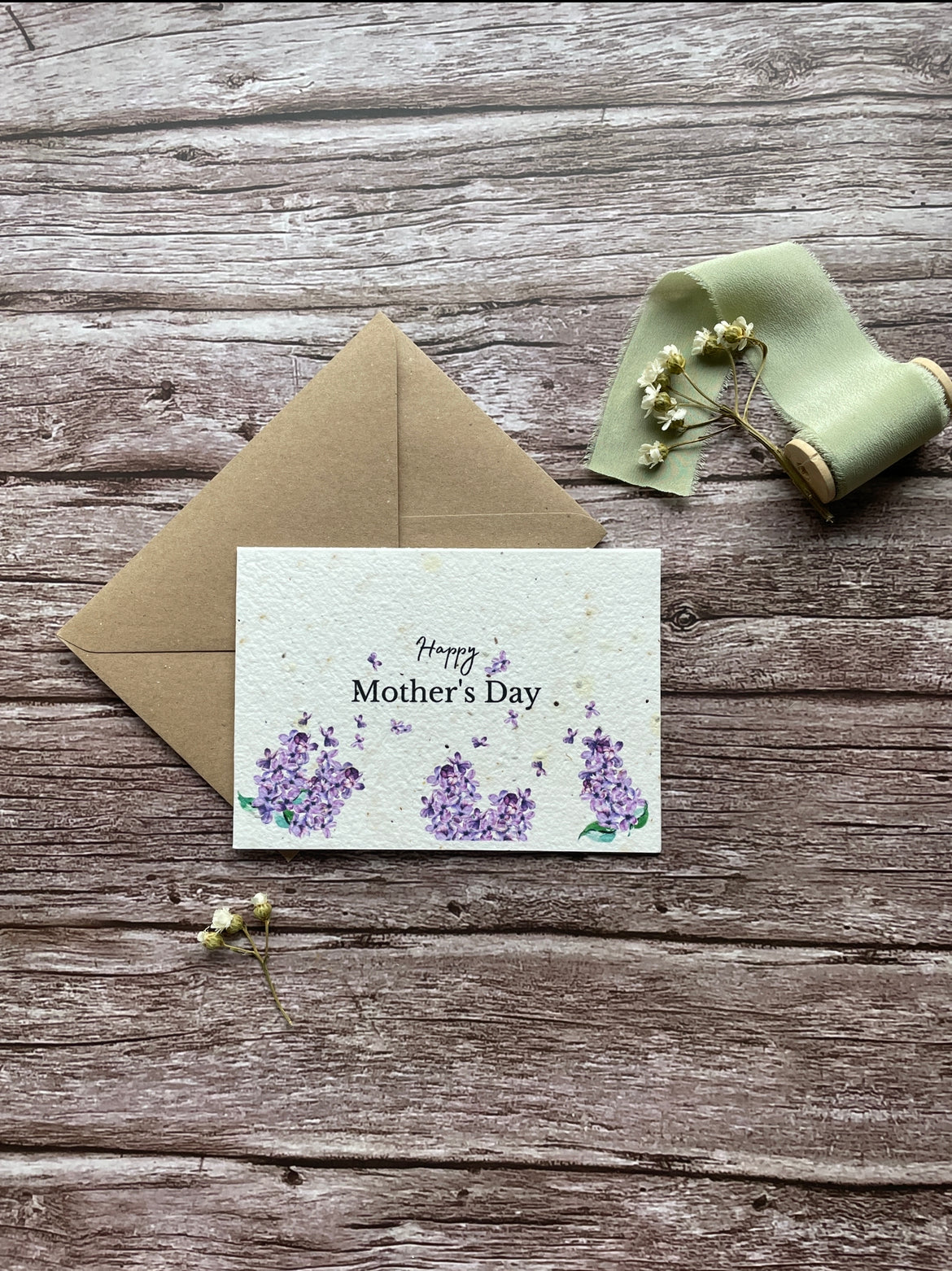 Happy Mother's Day Seed Card - Lilacs