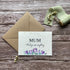 personalised plantable seed paper mother&